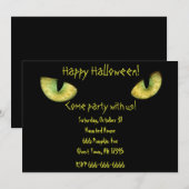 Happy Halloween Uitnodiging (Voorkant / Achterkant)