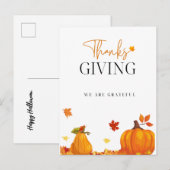 Happy Halloween Uitnodiging Briefkaart (Voorkant / Achterkant)