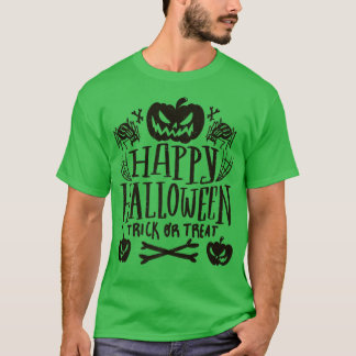 Happy halloween vakantie t-shirt