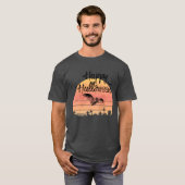 Happy Halloween Vampire Bat T-shirt (Voorkant volledig)