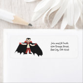 Happy Halloween Vampire Etiket (Insitu)