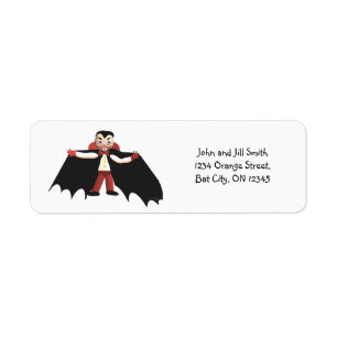 Happy Halloween Vampire Etiket