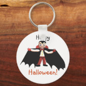 Happy Halloween Vampire Sleutelhanger (Voorkant)