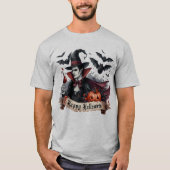 Happy Halloween Vampire T-shirt (Voorkant)