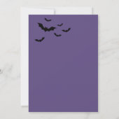Happy Halloween Vampire Uitnodigen Kaart (Achterkant)