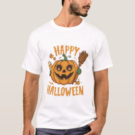 Happy Halloween van de Pumpkin Patch T-shirt