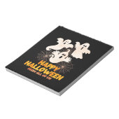 Happy Halloween van ons allemaal Notitieblok (Linkerzijde)