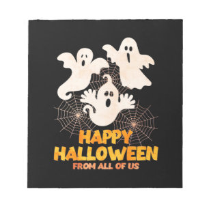 Happy Halloween van ons allemaal Notitieblok