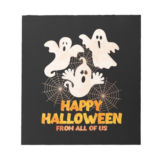 Happy Halloween van ons allemaal Notitieblok (Voorkant)