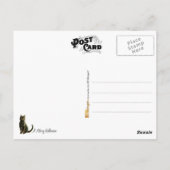 Happy Halloween van Pumpkin op een Swing Briefkaart (Achterkant)