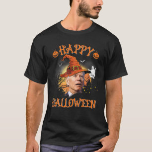 Happy Halloween verward anti Joe Biden Mannen Vrou T-shirt