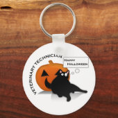 Happy Halloween Vet Tech. Sleutelhanger (Voorkant)