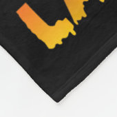 Happy Halloween Vibes Decor Beware Of The Labrador Fleece Deken (Hoek)