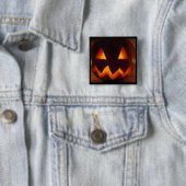 Happy Halloween Vierkante Button 5,1 Cm (In situ)