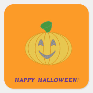 Happy Halloween Vierkante Sticker