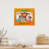 Happy Halloween Vintage Poster (Keuken)