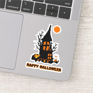 Happy Halloween Vinyl Sticker