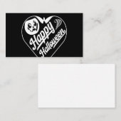 Happy halloween visitekaartje (Voorkant / Achterkant)