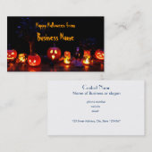 Happy halloween visitekaartje (Voorkant / Achterkant)