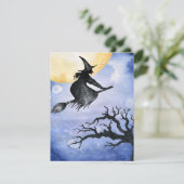 Happy Halloween vliegend naar je eigen bericht (Staand voorkant)