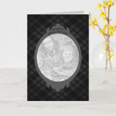 happy halloween (voeg je eigen afbeelding in) kaart (Gele Bloem)