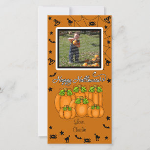 Happy Halloween (voeg je foto en tekst toe) Feestdagenkaart