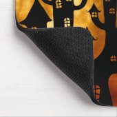 Happy Halloween (volledige maan) Muismat (Hoek)