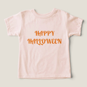Happy Halloween Vrouwen Sinaasappel Zwart