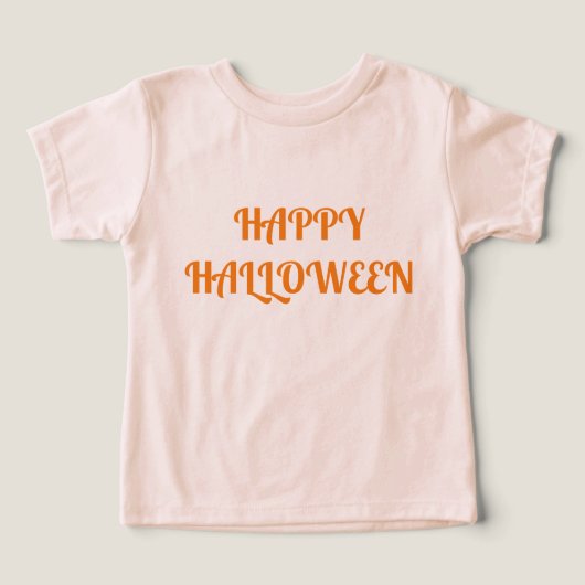 Happy Halloween Vrouwen Sinaasappel Zwart (Design voorkant)