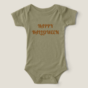 Happy Halloween Vrouwen Sinaasappel Zwart