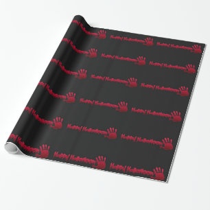 Happy Halloween w/hand Cadeaupapier