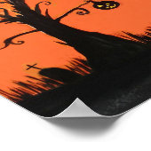 Happy Halloween Waarde Poster Papier (Hoek)