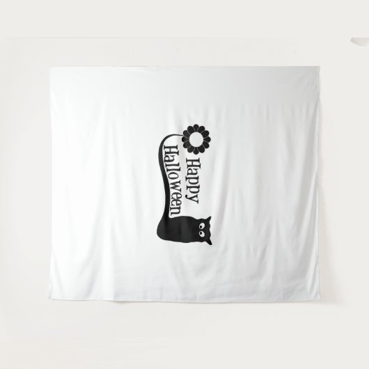 Happy Halloween Wandkleed (Voorkant (horizontaal))