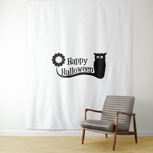 Happy Halloween Wandkleed (In situ)