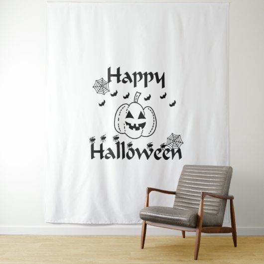 Happy Halloween Wandkleed (In situ)