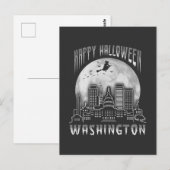 Happy Halloween Washington DC Briefkaart (Voorkant / Achterkant)