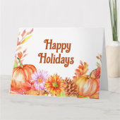 Happy Halloween Watercolor Kaart (Voorkant)