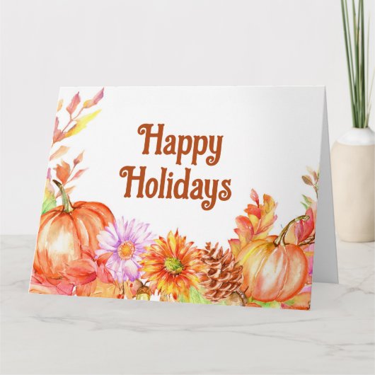 Happy Halloween Watercolor Kaart (Voorkant)