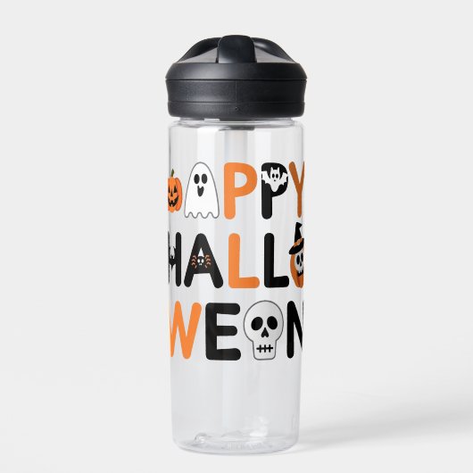Happy halloween waterfles (Voorkant)