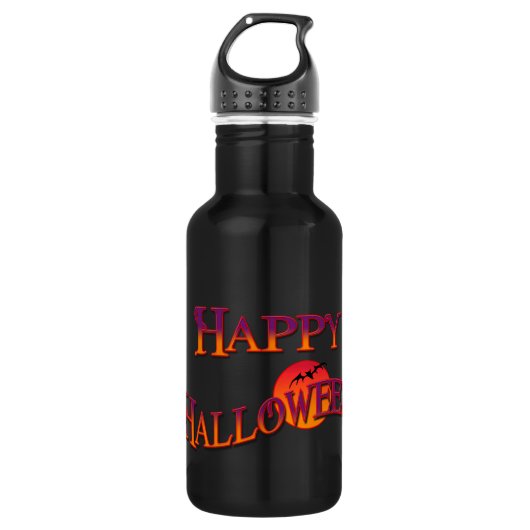 Happy Halloween Waterfles (Voorkant)
