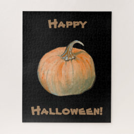 Happy Halloween Waterverf Pumpkin Legpuzzel