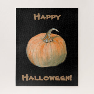 Happy Halloween Waterverf Pumpkin Legpuzzel