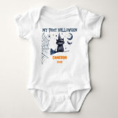 Happy Halloween Waterverf Romper (Voorkant)