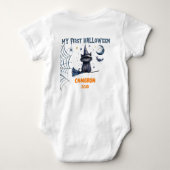 Happy Halloween Waterverf Romper (Achterkant)