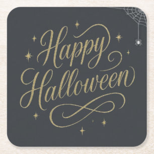 Happy Halloween Web Kartonnen Onderzetters