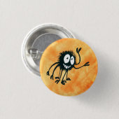 Happy Halloween! Webber zegt: "Hoi!" Ronde Button 3,2 Cm (Voorkant /achterkant)