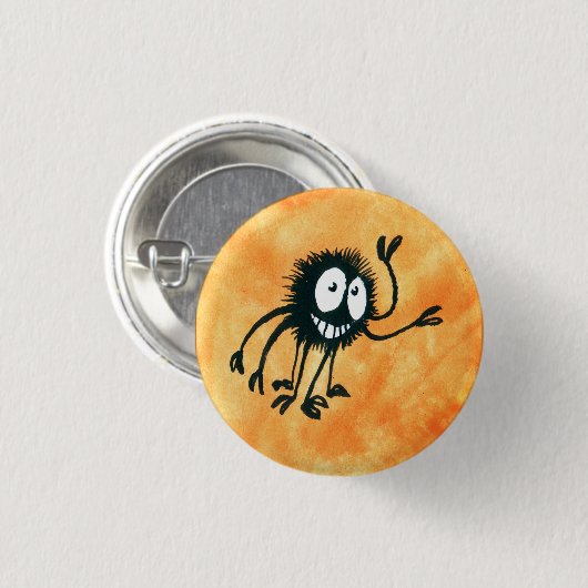 Happy Halloween! Webber zegt: "Hoi!" Ronde Button 3,2 Cm (Voorkant /achterkant)