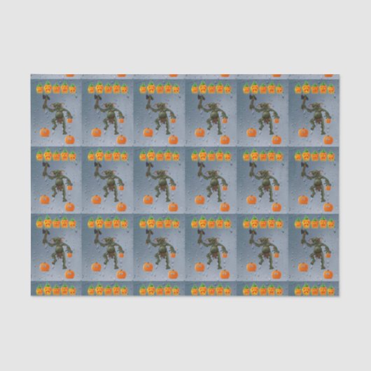 Happy Halloween-weefselpapier, Goblin Tissuepapier (Voorkant)