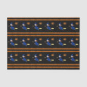 Happy Halloween-weefselpapier, heks Tissuepapier (Voorkant)