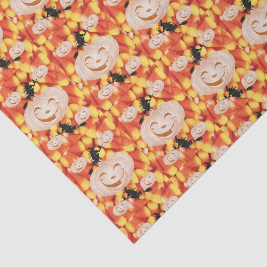 Happy Halloween-weefselpapier, pompoen Tissuepapier (Detail)